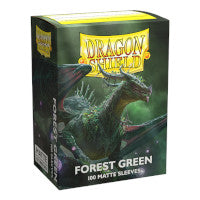 Dragon Shield - Matte Standard Size Sleeves 100pk - Forest Green