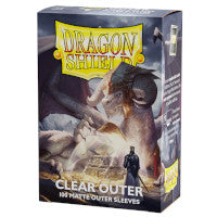 Dragon Shield - Standard Size Outer Sleeves 100pk - Matte Clear