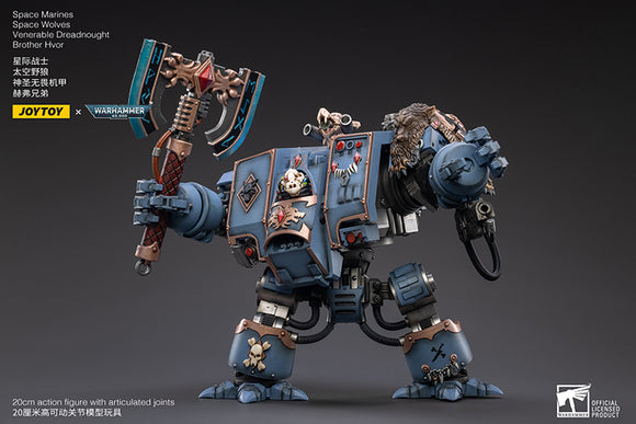Joy Toy: Space Marines Space Wolves Venerable Dreadnought Brother Hvor