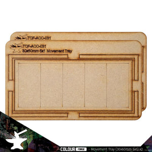 The Colour Forge: Movement Tray 30x60mm (5 x 1) x 2