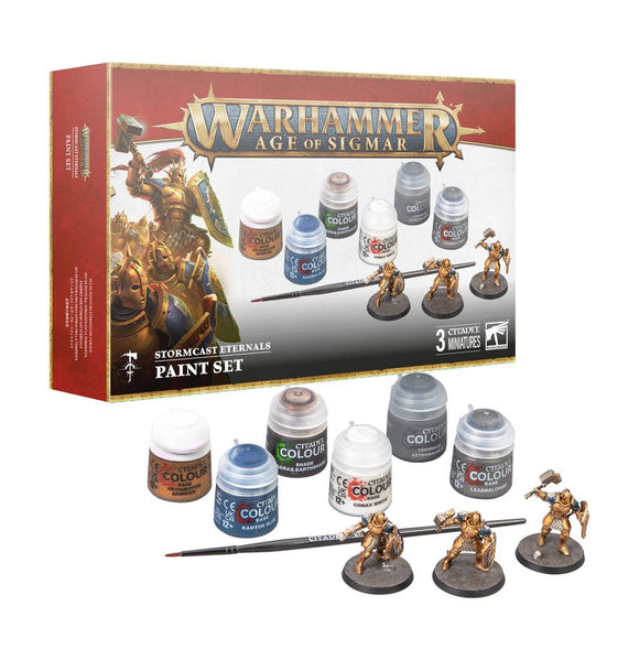 Age Of Sigmar: Stormcast Eternals + Paint Set