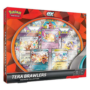 Pokemon TCG: Tera Brawlers Premium Collection - Retailer Exclusive - Cut Off Date 27.09.24 - No LAP