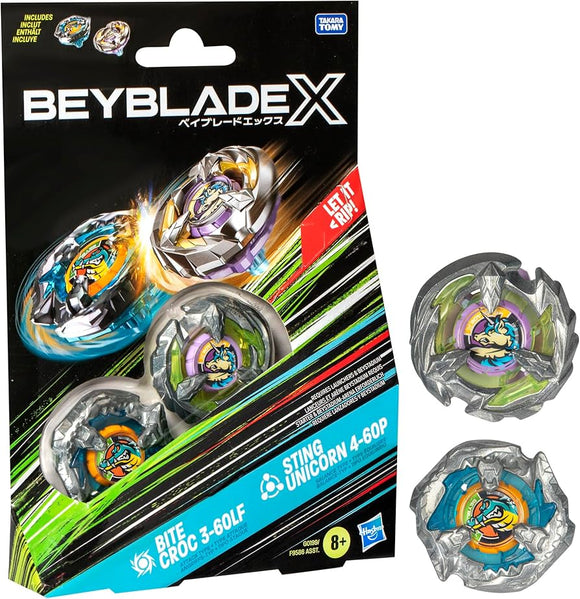 Beyblade X: Bite Croc & Sting Unicorn