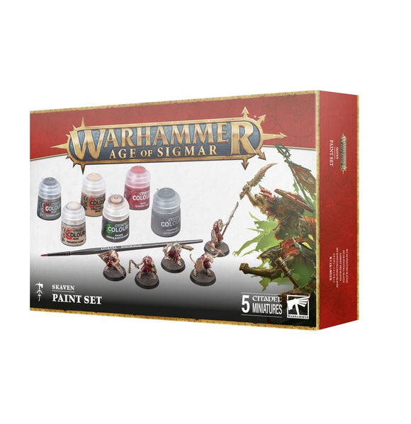 Age Of Sigmar: Skaven + Paint Set