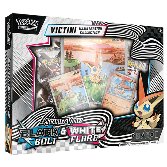 Pokemon TCG: Scarlet & Violet 10.5 – Black Bolt & White Flare Unova Victini Illustration Collection
