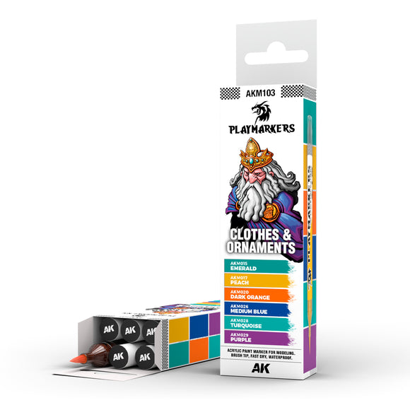 AK Playmarkers: Clothes & Ornaments Set
