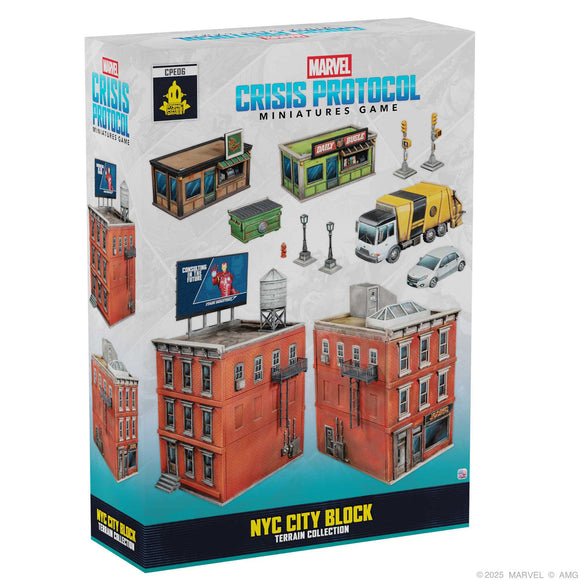 Marvel: Crisis Protocol: NYC City Block Terrain Collection