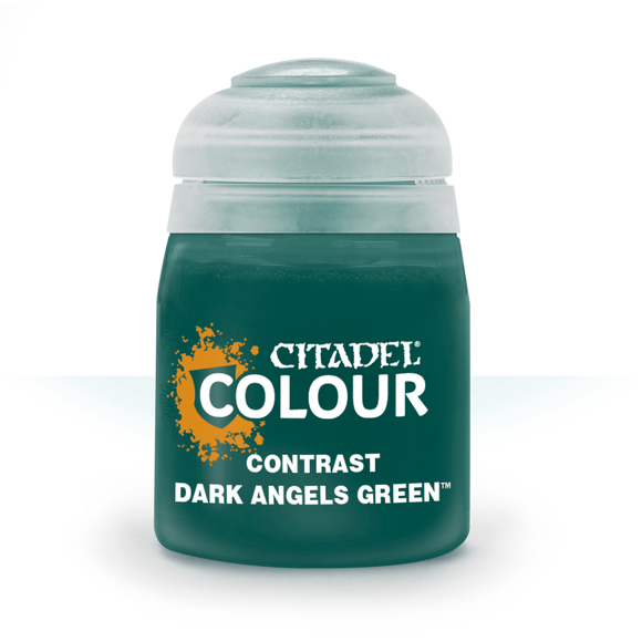 CITADEL PAINTS: CONTRAST: DARK ANGELS GREEN (18ML)