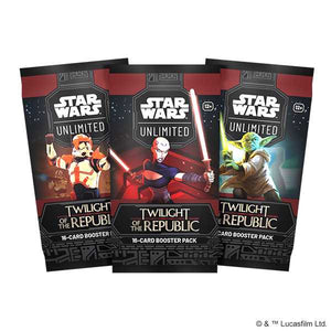 Star Wars: Unlimited Twilight of
the Republic Booster Pack