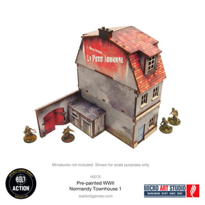 Bolt Action: Pre-Painted WW2 Normandy Townhouse 1