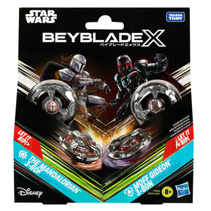 Beyblade X: Star Wars Collab The Mandalorian vs Moff Gideion