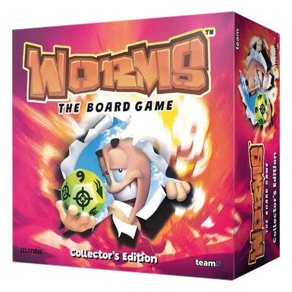 Board Games: Worms: The Board Game: The Mayhem Kickstarter Box