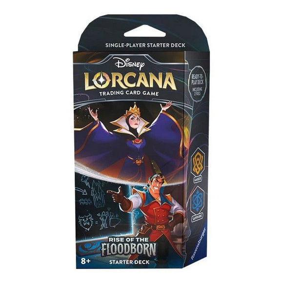 Disney Lorcana TCG - Rise of the Floodborn: Starter Deck - The Queen and Gaston