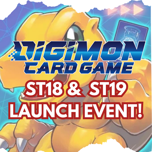 13th September: Digimon ST-18 / ST-19 Launch Event!