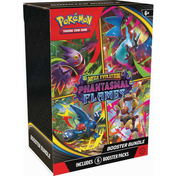 Pokemon TCG: Mega Evolution Phantasmal Flames - Booster Bundle