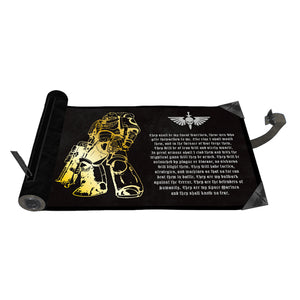 Space Marines - Adeptus Astartes Dice Scroll Premium Foil: Warhammer 40,000