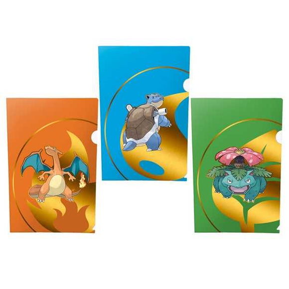 Pokemon Tournament Folios 3-Pack - Charizard, Blastoise, Venusaur (Series 1)