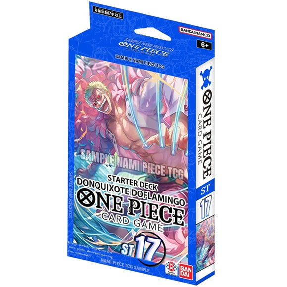 One Piece Card Game: Starter
Deck - Blue Donquixote
Doflamingo (ST-17)