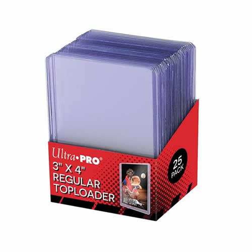 Ultra Pro: 3 x 4 Inch Toploaders Clear 25 Pack