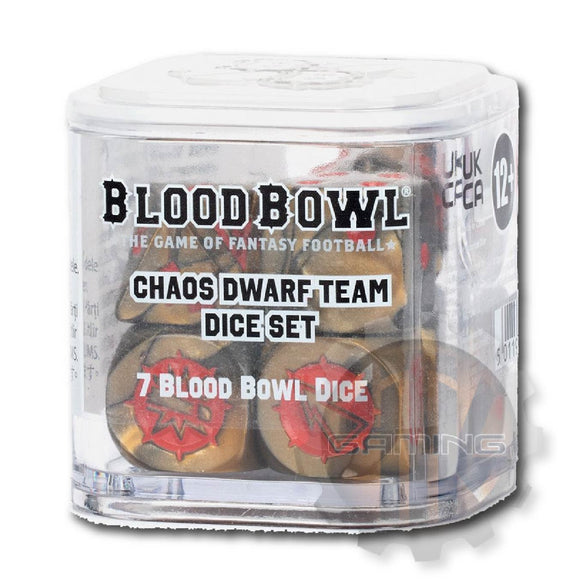 Blood Bowl: Chaos Dwarf Team Dice