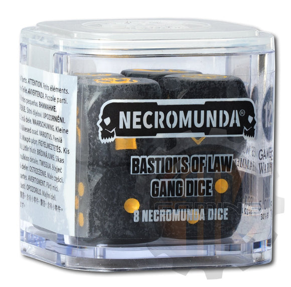 Necromunda: Bastions Of Law Gang Dice Set