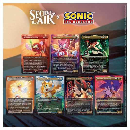 MTG: WPN Exclusive Secret Lair - x Sonic: Friends & Foesk