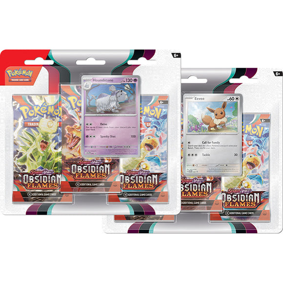 Pokemon TCG: Scarlet & Violet 3: Obsidian Flames: 3-Pack Booster