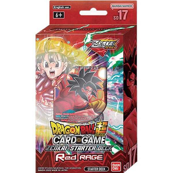 Dragon Ball Super CG: Red Rage Z-Leader Series Starter Deck (SD17)
