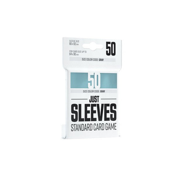 Gamegenic Just Sleeves: Standard Card Game Clear (50 ct.)