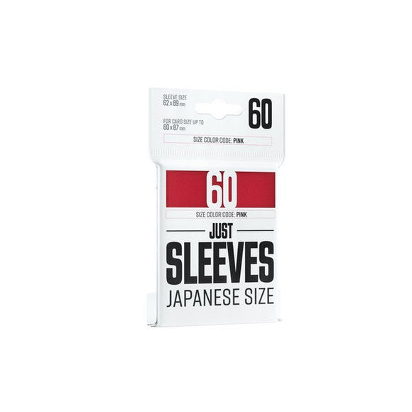 Gamegenic: Just Sleeves: Japanese Size Red (60 ct.)