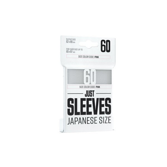 Gamegenic: Just Sleeves: Japanese Size White (60 ct.)