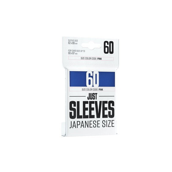 Gamegenic: Just Sleeves: Japanese Size Blue (60 ct.)