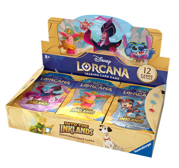 Disney Lorcana Trading Card Game - Booster Pack Display (24pc ) - Set 3 - Cut Off Date 19.01.24 - LAP Lvl1: 20, Lvl2: 12, Lvl3: 4