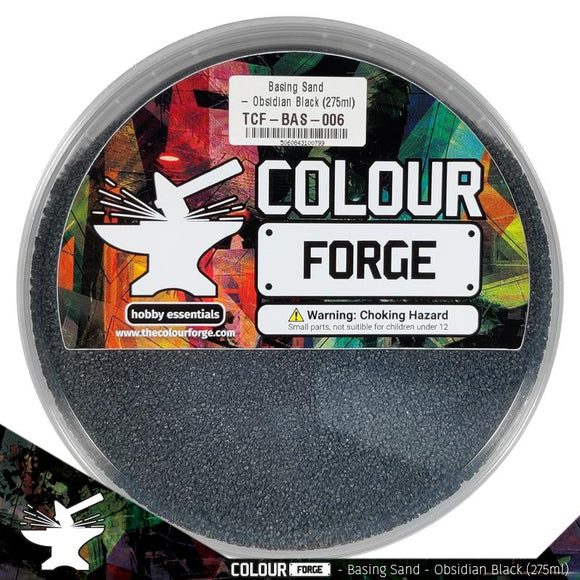 The Colour Forge: Basing Sand - Obsidian Black (275ml)