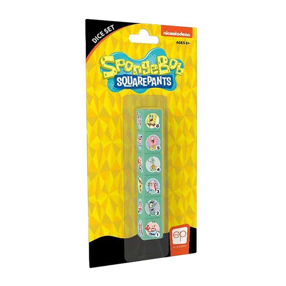Dice Set: Sponge Bob Squarepants