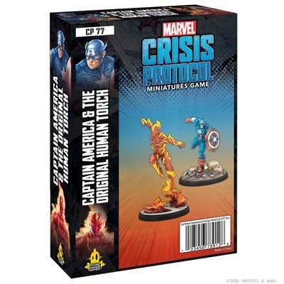 Marvel Crisis Protocol: Captain America and the Original Human Torch