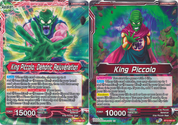 BT12-002 : King Piccolo / King Piccolo, Demonic Rejuvenation
