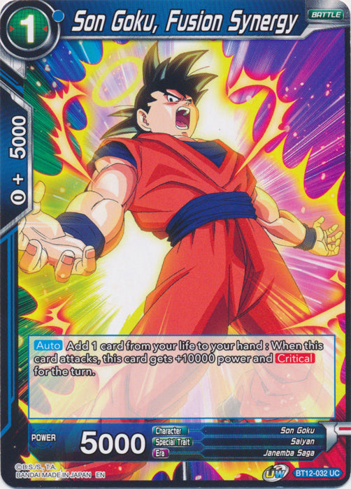 BT12-032 : Son Goku, Fusion Synergy