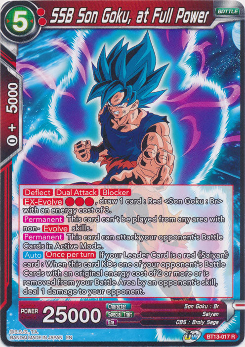 BT13-017 :  SSB Son Goku, at Full Power