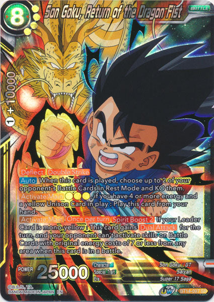 BT14-097 : Son Goku, Return of the Dragon Fist