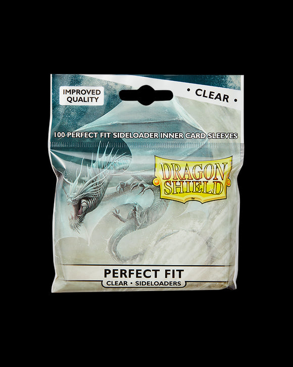 Dragon Shield: 100 Perfect Fit Side Loaders - Clear