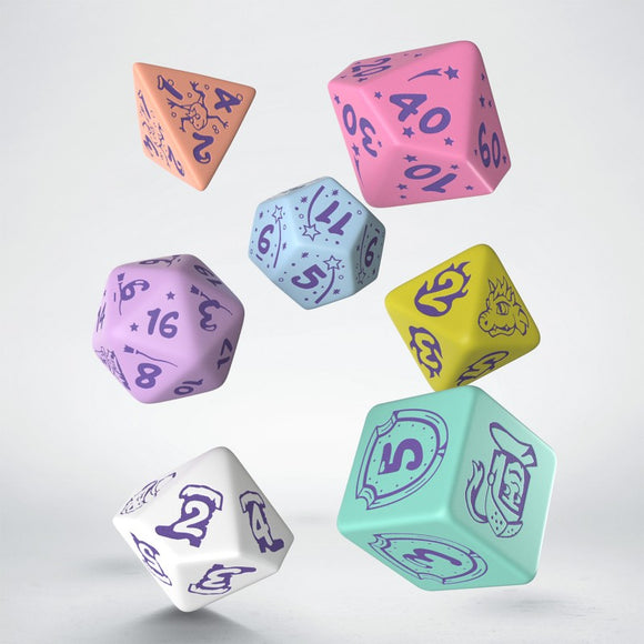 Q-Workshop - My Very First Dice Set. Little Berry
