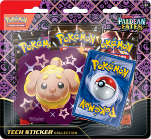 Pokemon TCG: Scarlet & Violet 4.5 Paldean Fates Tech Sticker Box -Fidough/Greavard/Maschiff - Cut Off Date 08.12.23 - LAP Lvl1: 6, Lvl2: 4, Lvl3: 2